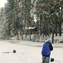 Ice Fishing in a Real Winter